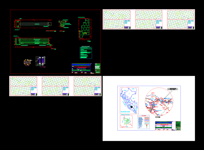Road Curahuasi – Apurimac DWG Block for AutoCAD