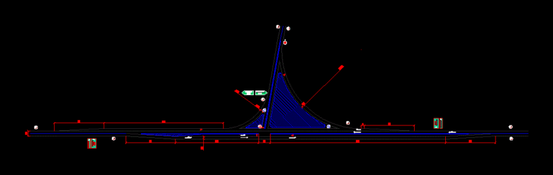Road Intersection Road Intersection DWG Section for AutoCAD