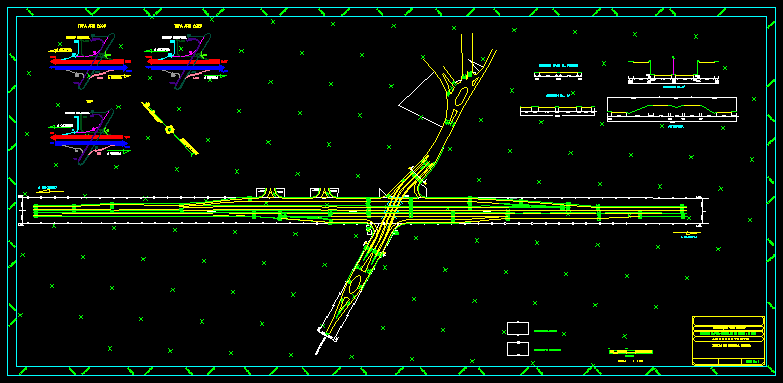 Road Junction DWG Block for AutoCAD • Designs CAD