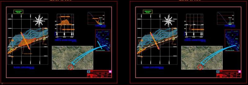 Road Sections DWG Plan for AutoCAD