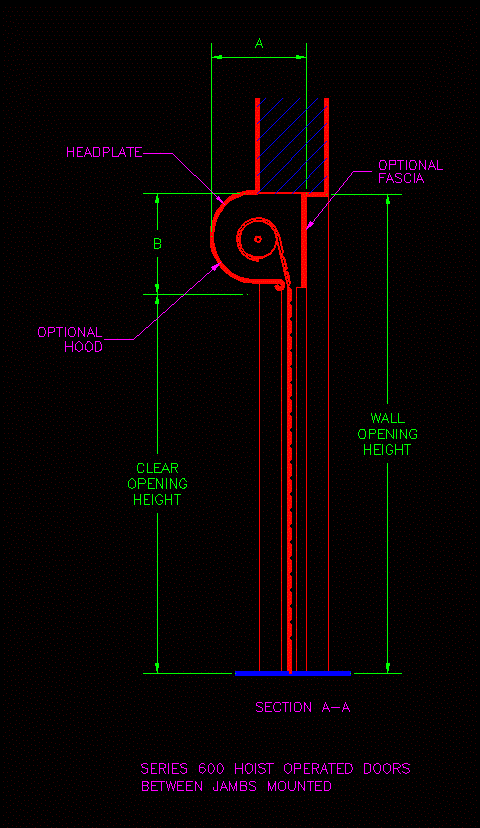 Rolling Door Detail DWG Detail for AutoCAD • Designs CAD