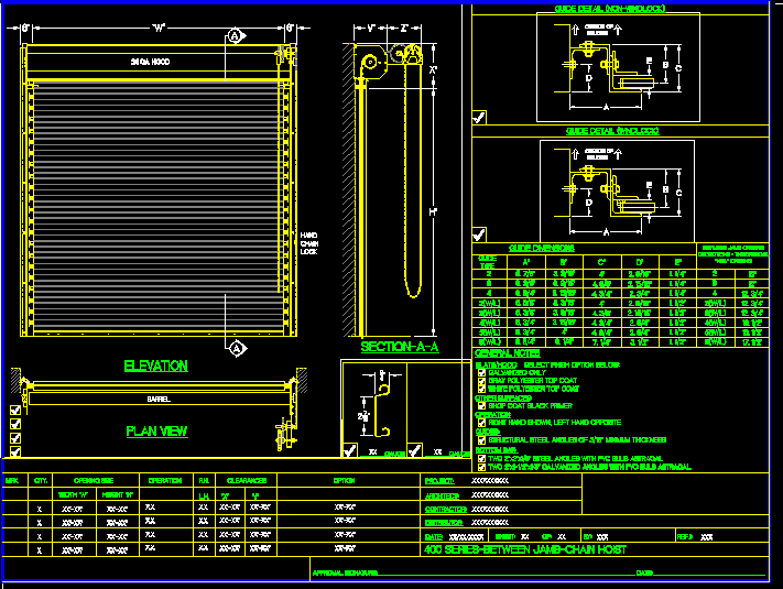 Rolling Shutters DWG Block for AutoCAD • Designs CAD