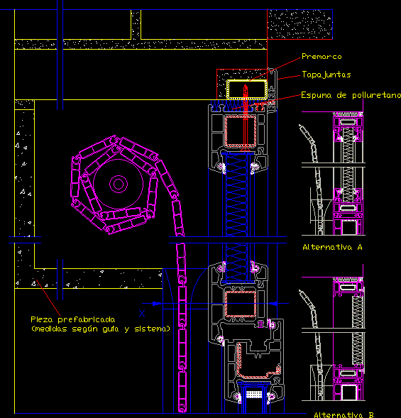 roll up door detail dwg detail for autocad • designs cad