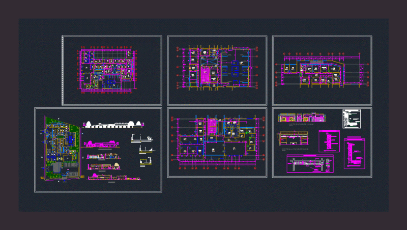 Room Hemodialisis DWG Block for AutoCAD