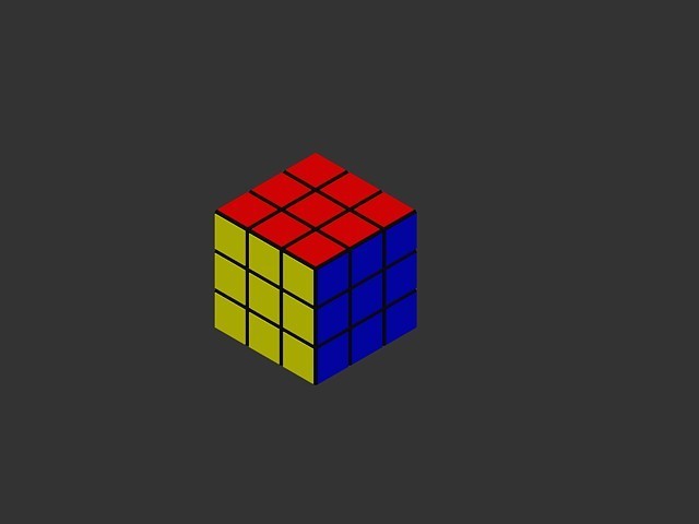 Rubiks Cube 3D DWG Model for AutoCAD • Designs CAD