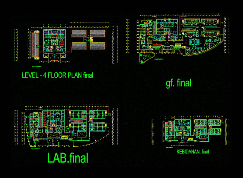 Rumah Sakit Gedung DWG Block for AutoCAD