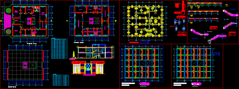 Rural Clinic 2D DWG Plan For AutoCAD