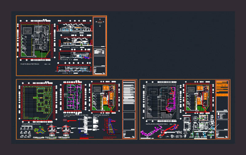 Rural Clinic DWG Full Project for AutoCAD