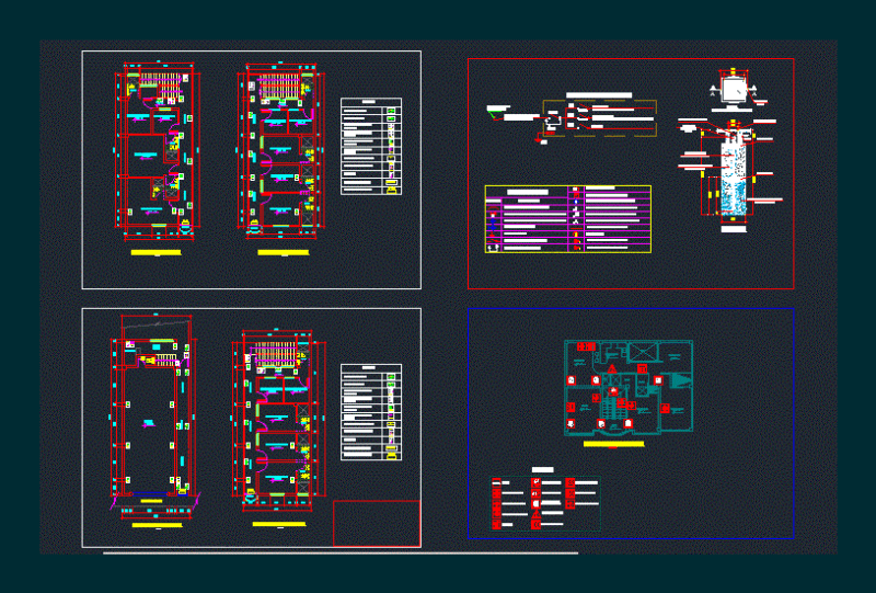 Safety Signs Hotel DWG Detail for AutoCAD