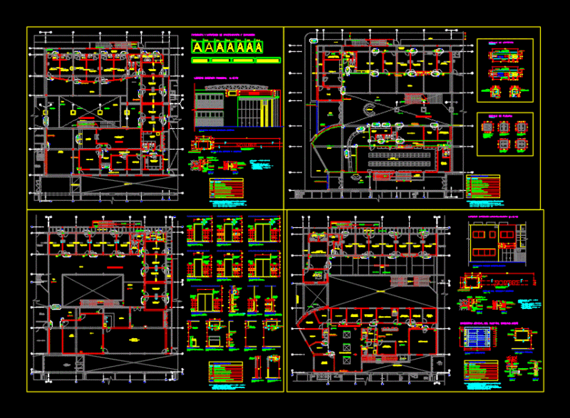 Safety Signs DWG Block for AutoCAD