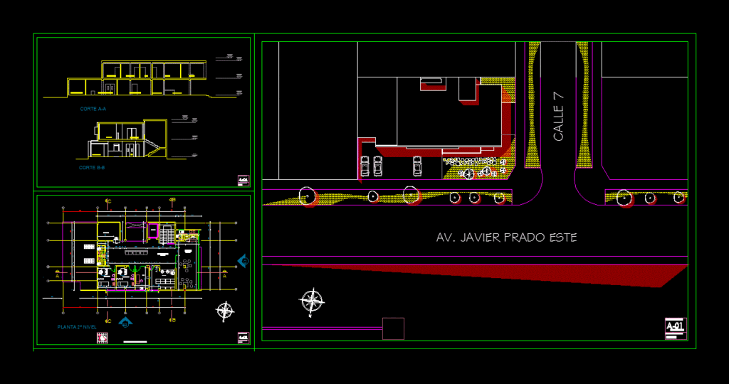 San Isidro Day Clinic DWG Elevation for AutoCAD