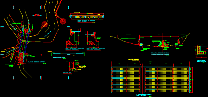 San Vicente – El Salvador – Bridge DWG Block for AutoCAD