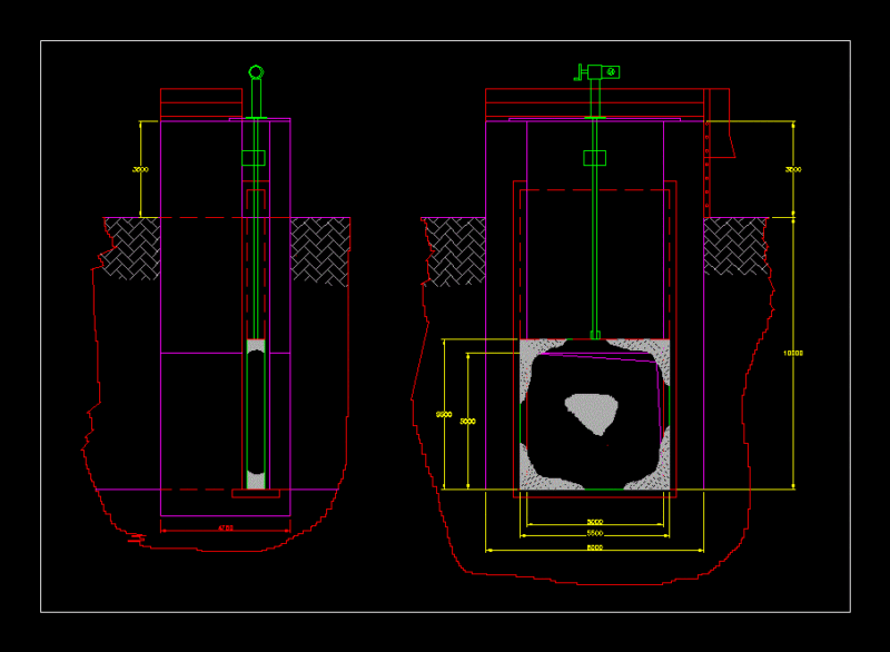 Scheme Gate Valve DWG Block for AutoCAD