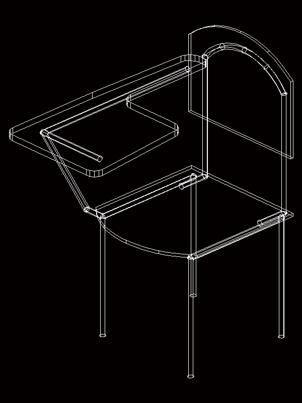 Мебель 3d dwg