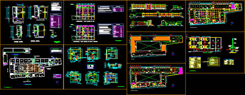 School Remodeling DWG Model for AutoCAD