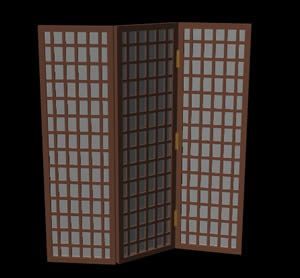 Dressing Room Screen 3D MAX Model for 3D Studio Max