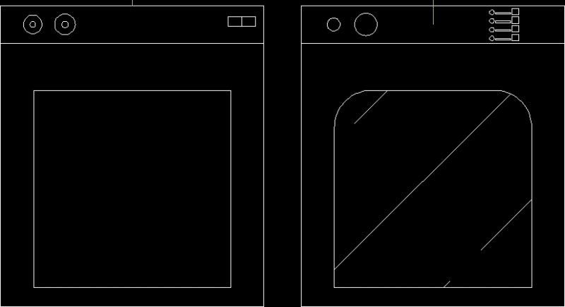Secadrora Washer DWG Block for AutoCAD
