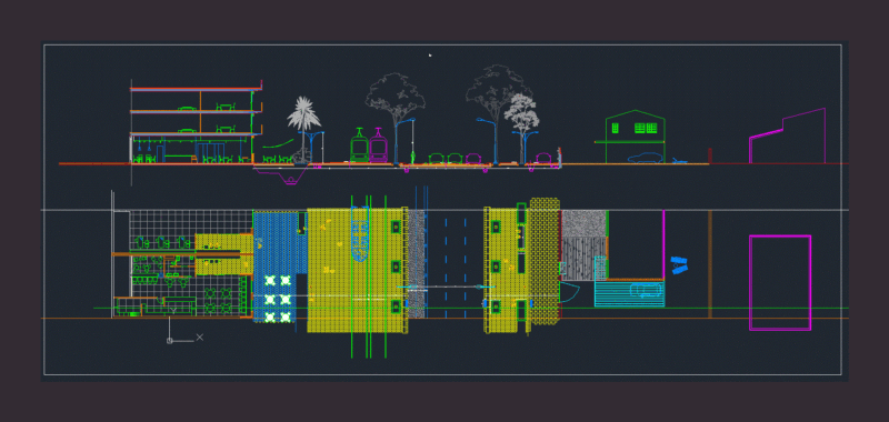Secci?N Constructiva De Una Calle DWG Block for AutoCAD