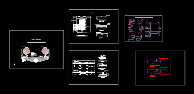Section Infrastructure- DWG Full Project for AutoCAD