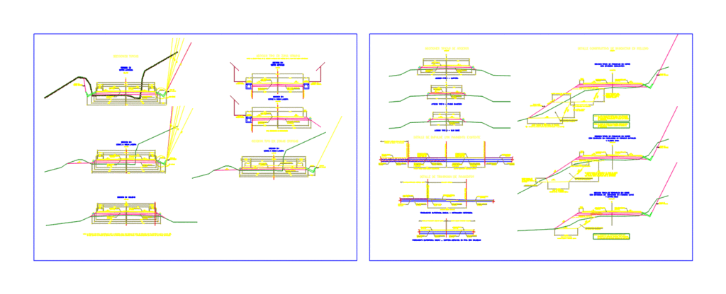 Sections Tipicas DWG Section for AutoCAD