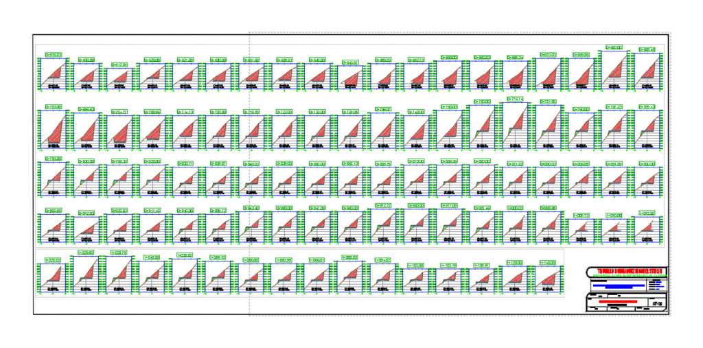 Sections Tranversales Street 2D DWG Section for AutoCAD