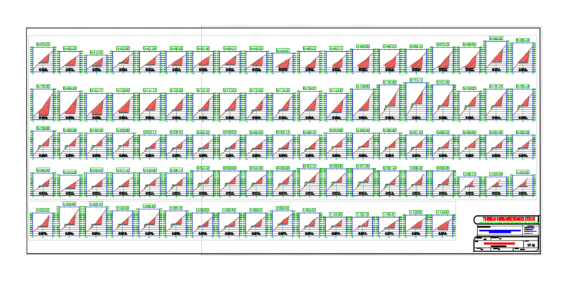 Sections Tranversales Street 2D DWG Section for AutoCAD