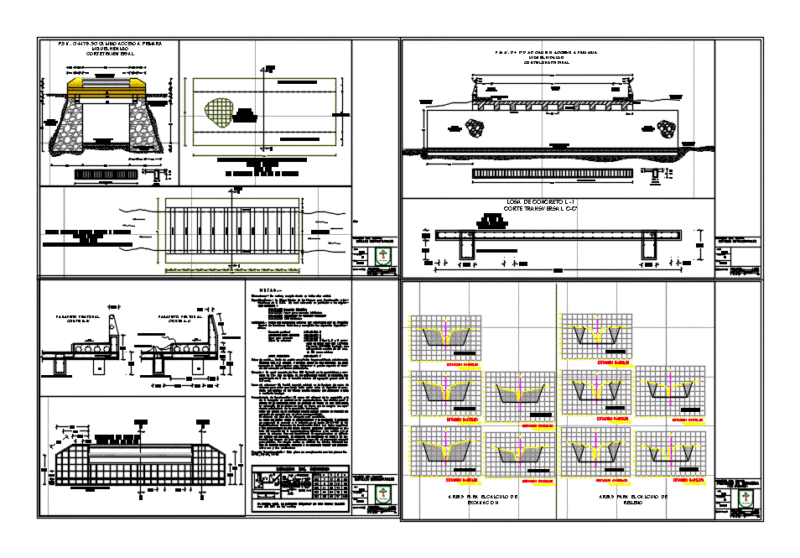 Sewer Bridge DWG Section for AutoCAD