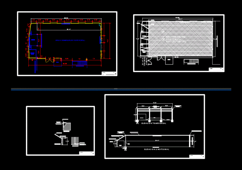 Shading Mesh Rashell DWG Detail for AutoCAD