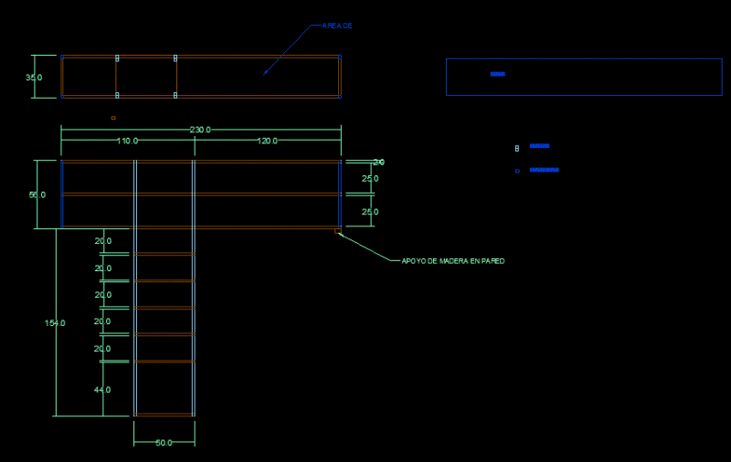 Shelf Melamine DWG Block for AutoCAD