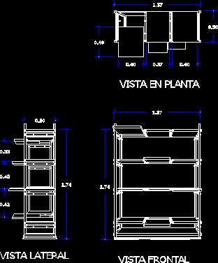 Shelf Mm - Views DWG Block for AutoCAD • Designs CAD