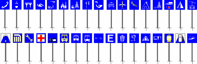 Signal For Travel Services DWG Block for AutoCAD