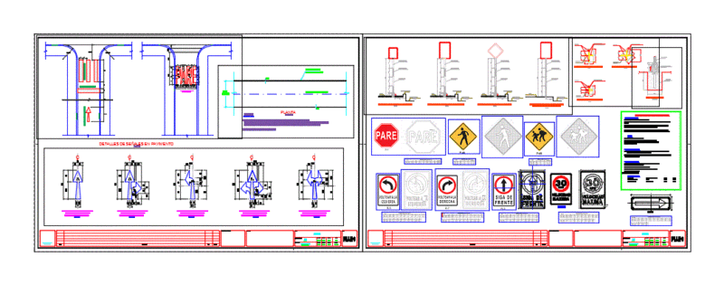 Signaling Plane Horizontal And Vertical DWG Full Project for AutoCAD