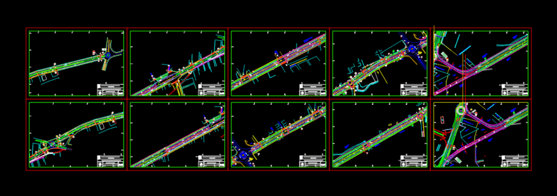 Signs – Flooring And Streets DWG Block for AutoCAD