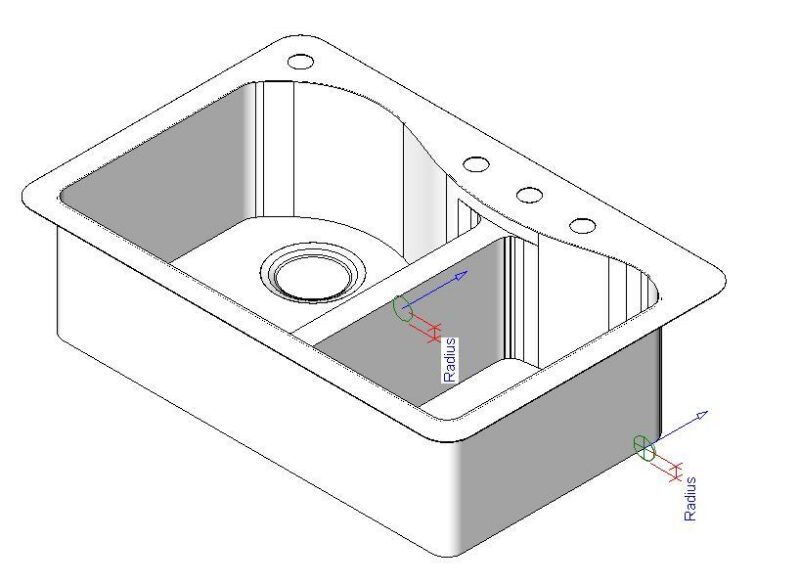 Sink 3D DWG Model for AutoCAD