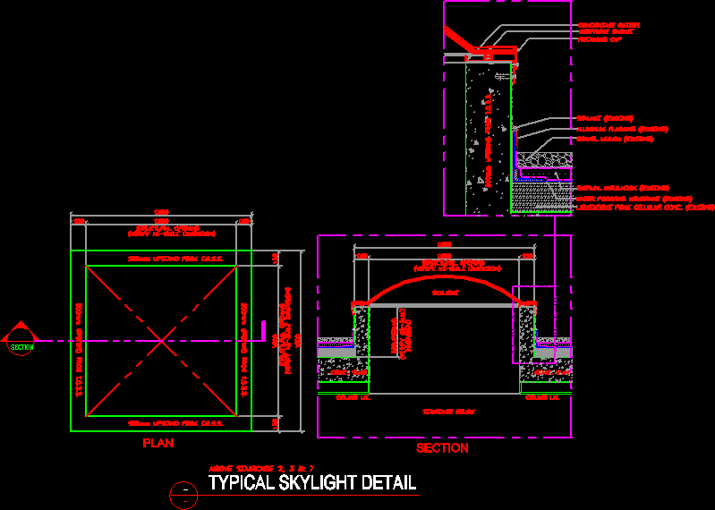 Skylight DWG Block for AutoCAD • Designs CAD