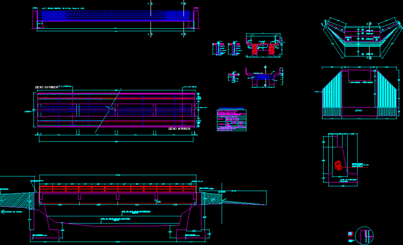 Slab Bridge 24ml DWG Detail for AutoCAD