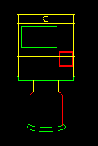 slot machine cad drawing