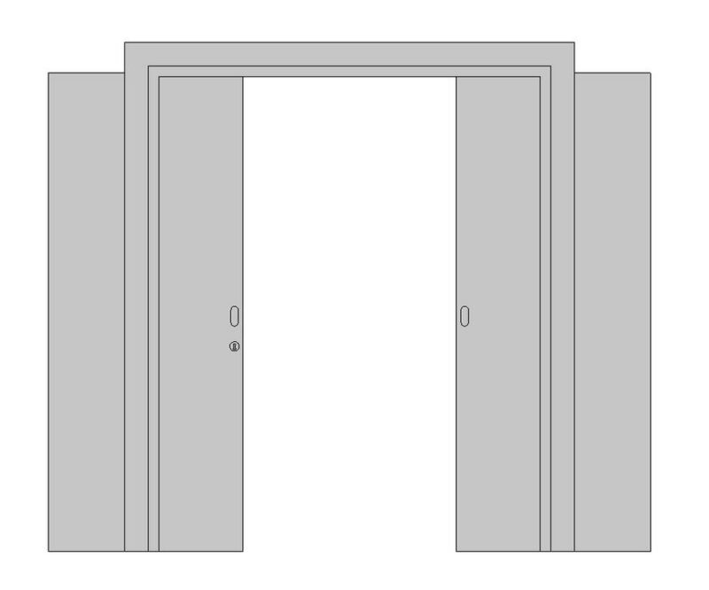 Sliding Door 3D RFA Model