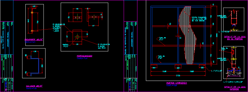 Sliding Gate 200x200m DWG Detail for AutoCAD