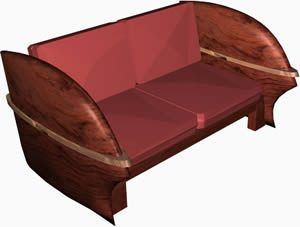 Sofa 3D MAX Model for 3D Studio Max