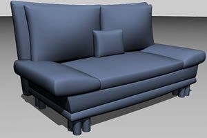 Sofa Bed 3D MAX Model for 3D Studio Max