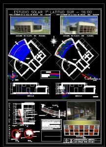 Solar Study With A Parasol DWG Plan for AutoCAD
