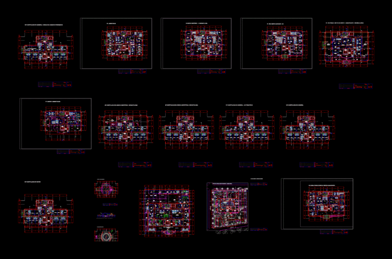 Specialized Clinic – Comprehensive Care DWG Block for AutoCAD