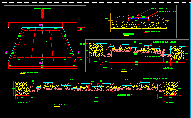 Speed Bump Typical DWG Section for AutoCAD • Designs CAD