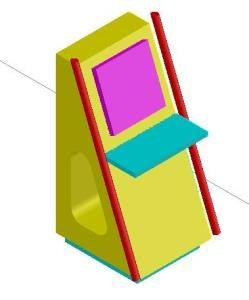 Station Information 3D DWG Model for AutoCAD