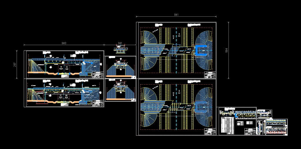 Steel Bridge Detailing DWG Detail for AutoCAD