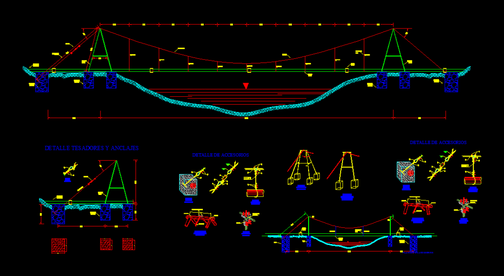 Step Stream DWG Block for AutoCAD