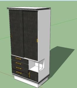 Storeroom – Closet 3D SKP Model for SketchUp
