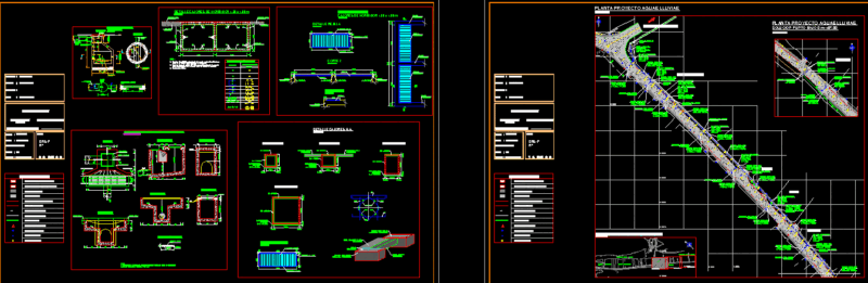 Street Road Project Limache ViÑA Del Mar DWG Full Project for AutoCAD