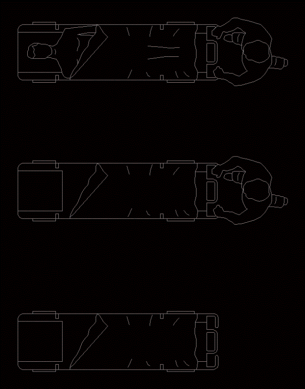 Stretchers Stretchers DWG Block for AutoCAD